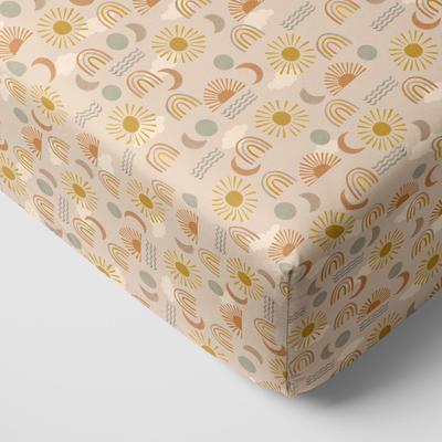 Desert Sunrise Fitted Crib Sheet - S