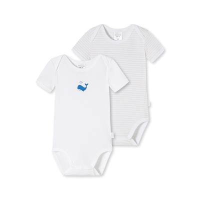 Schiesser Baby Bodies Strampler Weiß