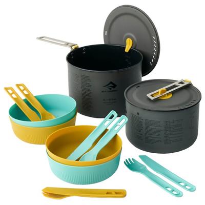 Sea to Summit - Frontier UL Two Pot Cook Set (14 Pieces) - Kochset Gr 4 Person grau