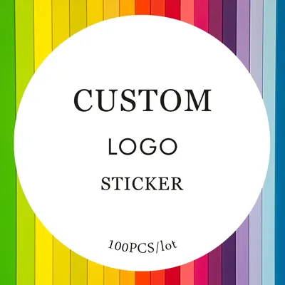 100 Pieces Of Custom Stickers And Custom Logos / Wedding Stickers / Design Your Own Stickers /