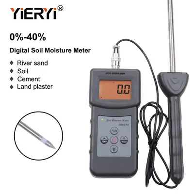Yieryi PMS710 100% New Brand Digital Soil Moisture Meter Test River Sand Soil Cement Land Plater