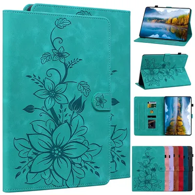 Leather Case for Samsung Galaxy Tab A9 + 8.7 Plus S5e T720 Tablet Cover Tab A 10.1 T510 A8 X200 X115