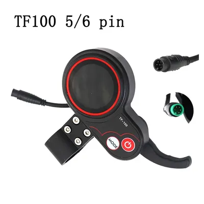 5/6pin TF100 Dashboard for KUGOO M4 Electric Scooter Panel Communication Instrument Display Parts
