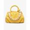 Damen Handtasche Umhängetasche Schultertasche Abendtasche Handgelenk-Tasche PU-Leder Party Hochzeitsfeier Strand Acryl Kette Falten Erweiterbar Multi-Carry Feste Farbe Schwarz Weiß Gelb