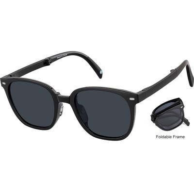 Zenni Sunglasses Black Plastic Full Rim Frame