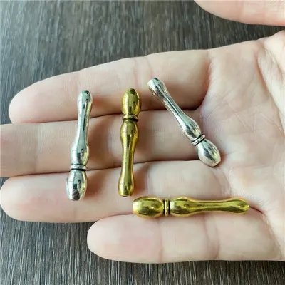 JunKang 10 stücke charme Muslimischen glatte perlen verbindung stücke schmuck, die DIY handgemachte