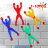 1 ~ 10pcs lustige Kinder party begünstigt elastische klebrige Hände Spielzeug klebrig klettern