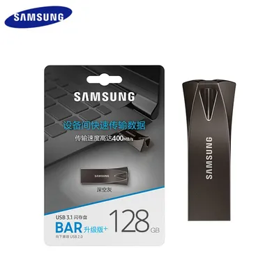 Samsung Bar plus USB 3. 0 Typ-A-Flash-Laufwerk Hoch geschwindigkeit 3,1 MB/s 64GB 300 GB 128GB 256GB Image