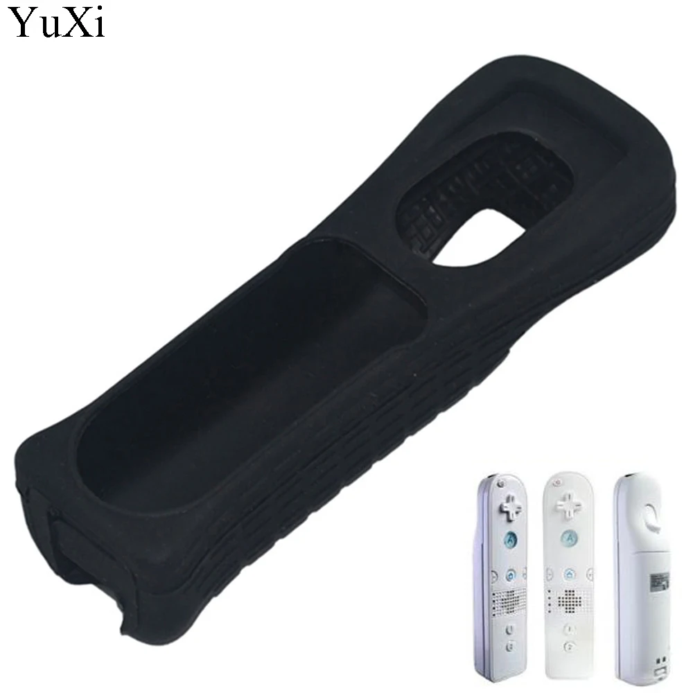 YuXi Silikon Soft Schutzhülle für Nintendo Wii Remote Right Hand Controller Schutz Haut Shell ohne Motion Plus Image