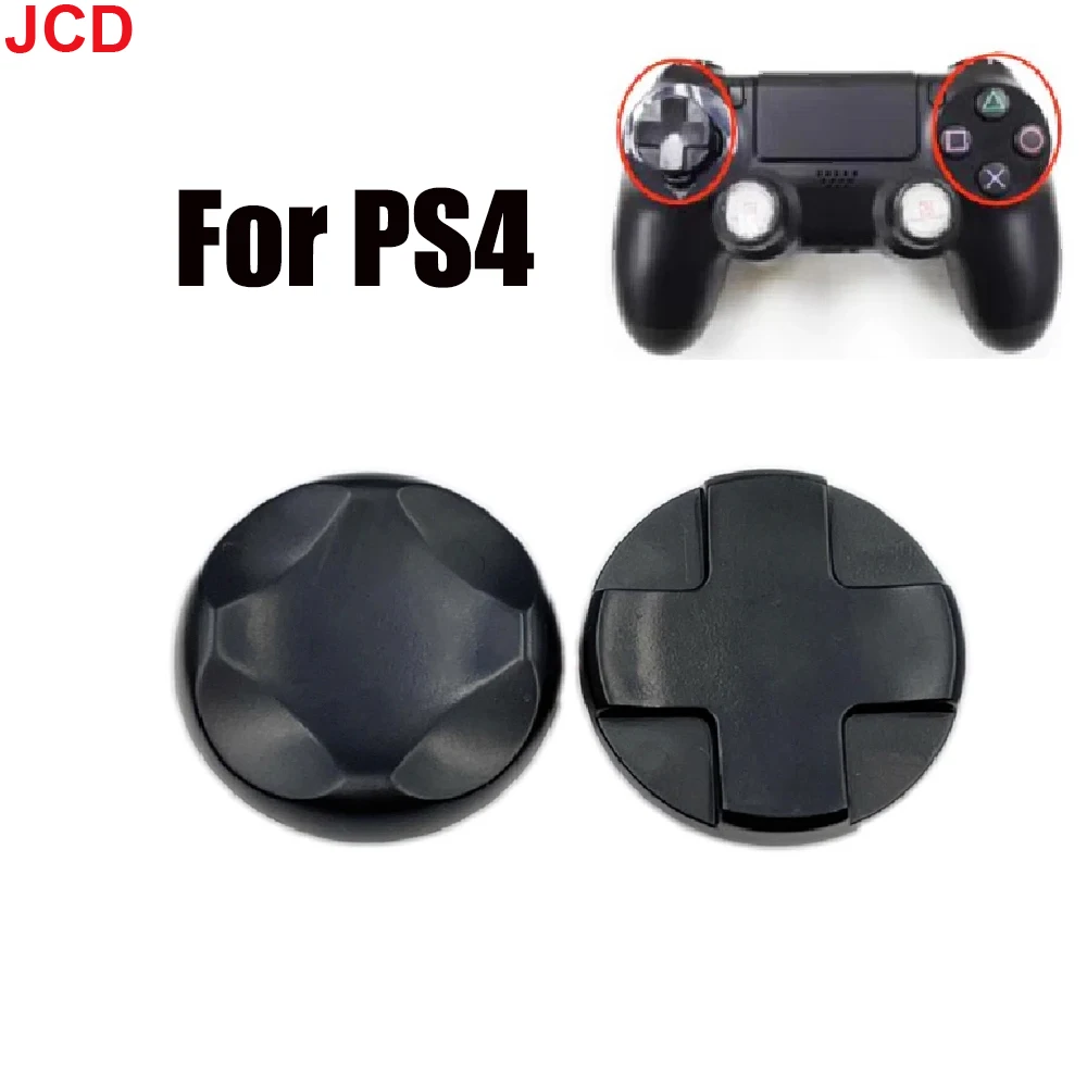 JCD 1 paar Für PS4 Spiel Griff Controller ABXY Funktion schlüssel Rund Kreuz Schlüssel Erhöhte Tasten Geklebt Ersetzt Reparatur Teile Image