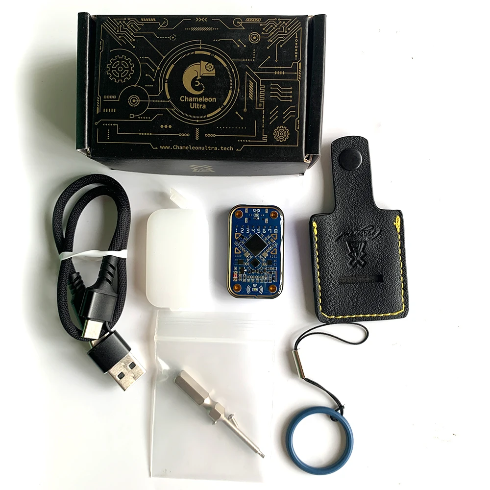 Chamäleon Ultra RFID mit Ledertasche NFC-Emulator konform zu NFC Lese schreiber Kopie offiziellen Chamäleon Ultra Original Image