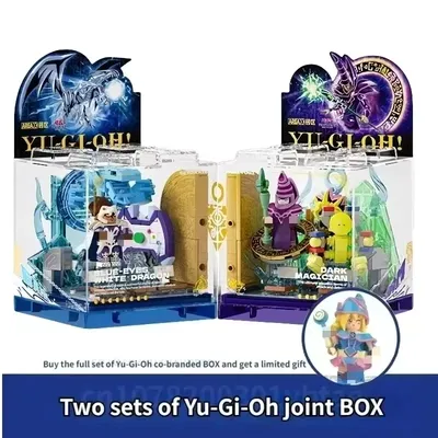 Yu Gi Oh Serie Box Bausteine Sky Arena Seto Kaiba Yugi Muto Puzzle Spleißen Modell Ornamente Spielzeug Sammlung Geschenk Image