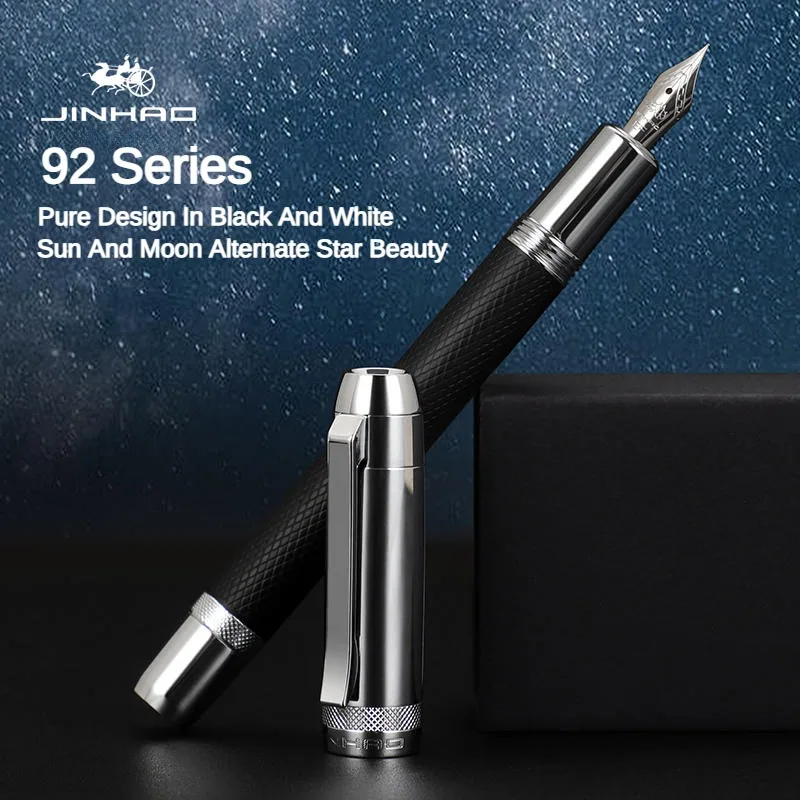 Luxus Jinhao 92 Metall Füll federhalter Stern Serie EF/F/M Feder Schreibstift für Business Office Schul bedarf Schreibwaren pk Image