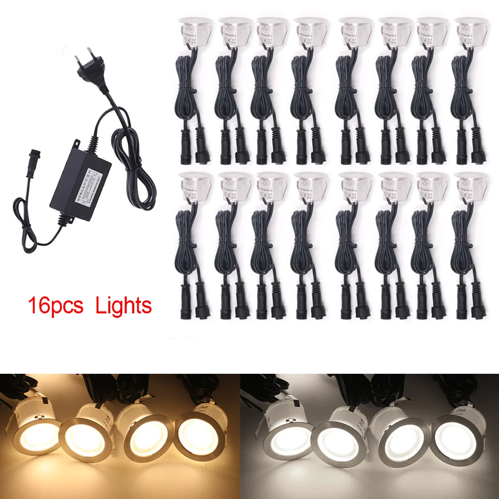 6/10/16 Lichter LED Deck Licht IP67 Wasserdichte Unterirdischen Led Spot Licht Mit Fernbedienung Outdoor Garten Landschaft Deck Beleuchtung 12V Image