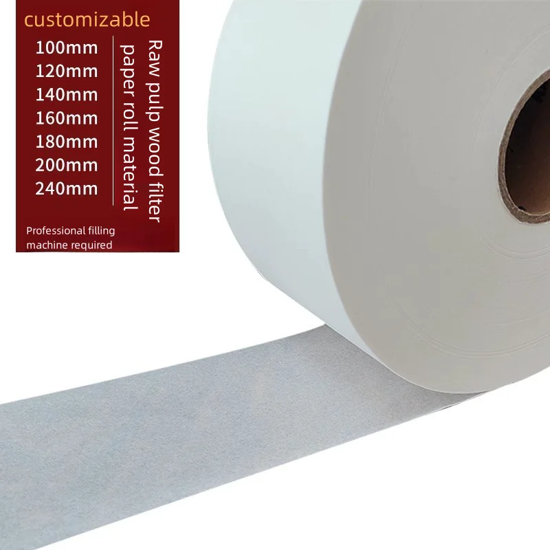 Heißsiegeltes Teefilterpapier in Lebensmittelqualität, Verpackungsmaschine für Teebeutel, Materialrollenfolienrollen Image