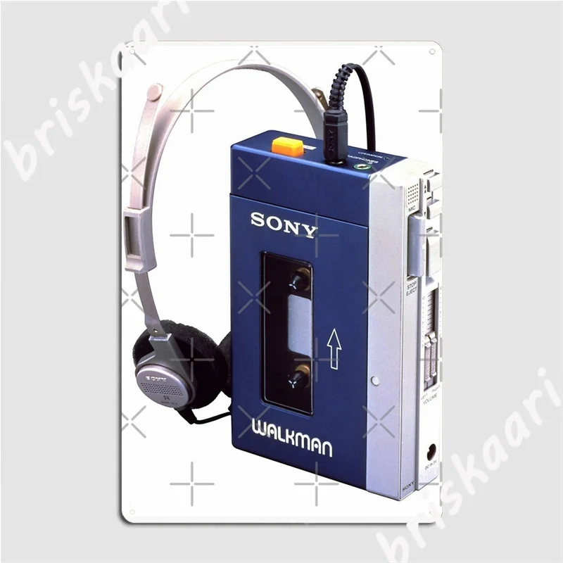 Walkman Metall Zeichen Club Party Garage Club Retro Wand-dekor Tin zeichen Poster Image