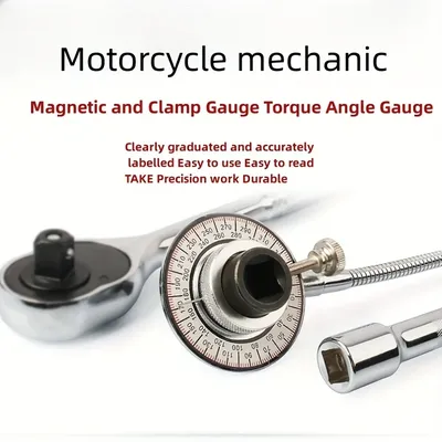 Magnetic Clamp 2-in-1 Angle Torque Gauge Torque Gauge Torque Angle Gauge Torque Gauge Wrench Torque Measuring Instrument Angle G