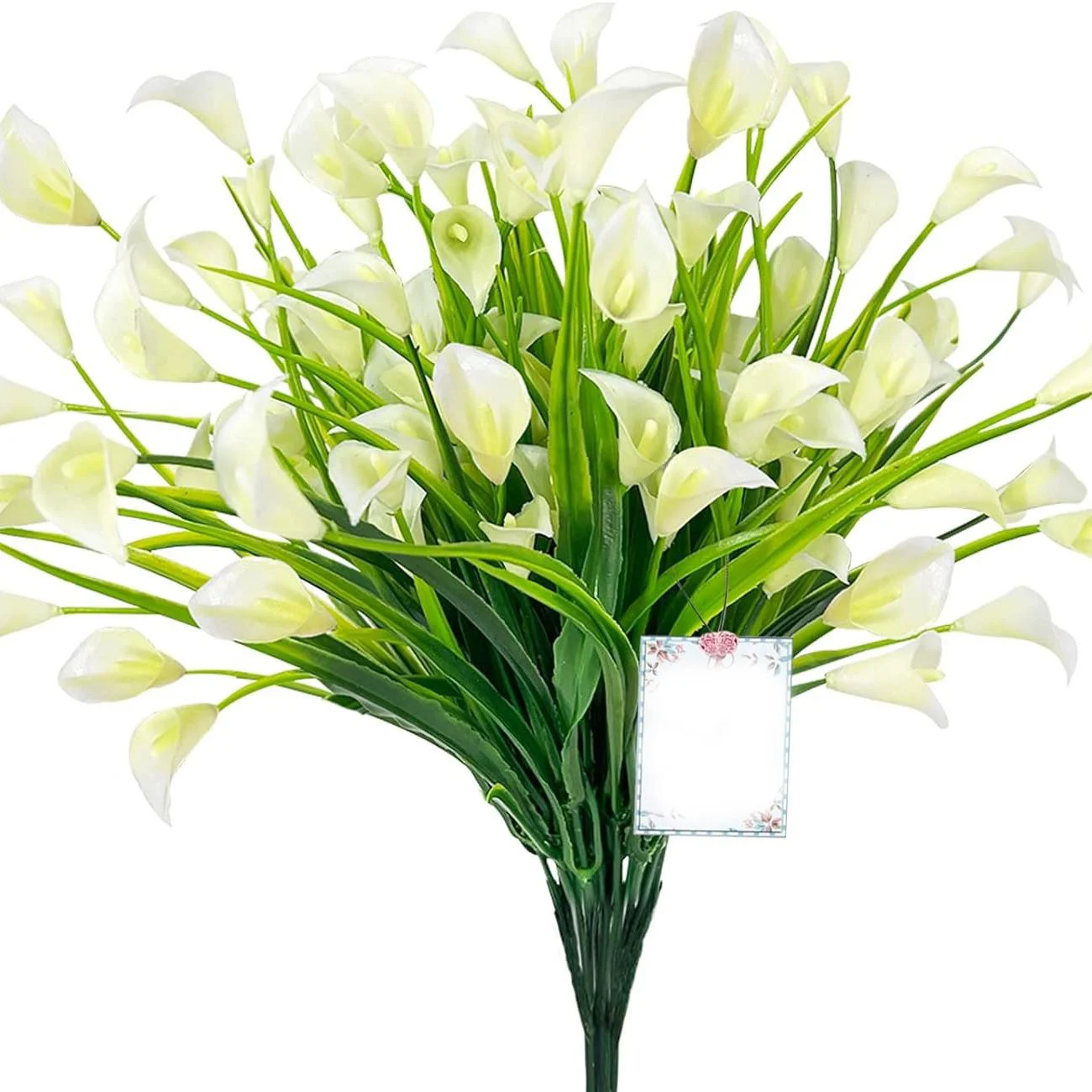 Artificial Calla Lily Bouquet 33cm Fake Flowers for Indoor Home Room Decor Garden Wedding Decora Outdoor Vase Flower Arrangement