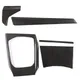 For BMW 3 Series 4 Series G20 G21 G22 2020-2025 ABS Carbon Fiber Car gear panel Cover Interior Kit Trim Stickers Car Accessoires