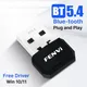 Adattatore Bluetooth USB Bluetooth 5.4 per PC Dongle BT5.3 Mouse wireless Keyborad Ricevitore audio