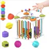 Baby Shape Sorter Toys Activity Cube Montessori Learning development Travel Activity Learning Fine