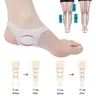 Silicone Arch Support Orthopedic Insoles Foot Pads for Plantar Fasciitis Foot Valgus Varus Corrector