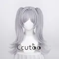 Parrucche Frieren Anime Sousou no Frieren al funerale argento grigio capelli sintetici Cosplay