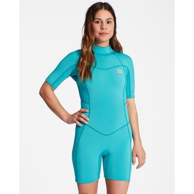 Neoprenanzug BILLABONG "2/2mm Synergy" Gr. XL/173-178 & 63-75kg, blau (turq nomad) Damen Sportanzüge