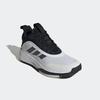 Basketballschuh ADIDAS SPORTSWEAR "OWN THE GAME 3", Gr. 46,5, schwarz-weiß (cloud weiß, core schwarz, core schwarz), Textil, Synthetik, sportlich, Schuhe