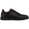 Sneaker LOTTO, Gr. 48, schwarz (schwarz, dunkelgrau), Synthetik, Kunstfaser, clean, sportlich, Schuhe, - in XL Größen erhältlich