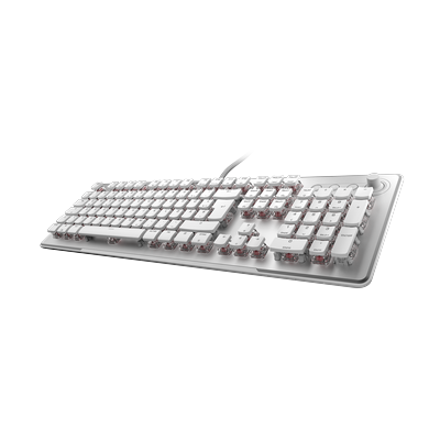 TURTLE BEACH Gaming-Tastatur "Vulcan II Max, Linear" Tastaturen weiß