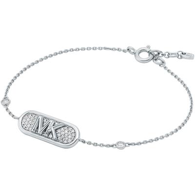 Armband MICHAEL KORS "Schmuck Geschenk Silber 925 ARMKETTE PAVÉ EMPIRE LINK, MKC1730CZ", silber (silberfarben, kristallw