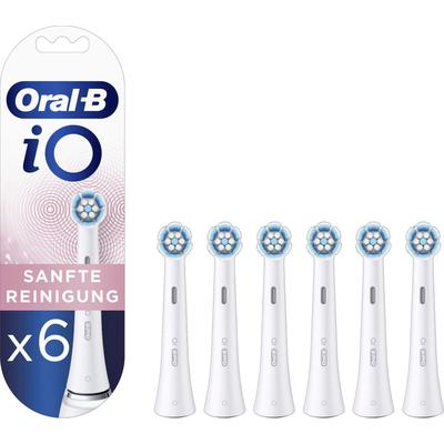 Aufsteckbürste ORAL-B "iO" Zahnbürstenköpfe Gr. 6 St., weiß