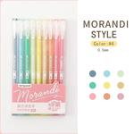 9 couleurs multi couleur gel stylo morandi coloré stylo à bille ensemble 0.5mm pour bureau école étudiant papeterie fournitures de bureau