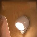 capteur de mouvement lumière led veilleuse usb rechargeable lampe de nuit pour armoires de cuisine garde-robe lampe escalier placard applique murale