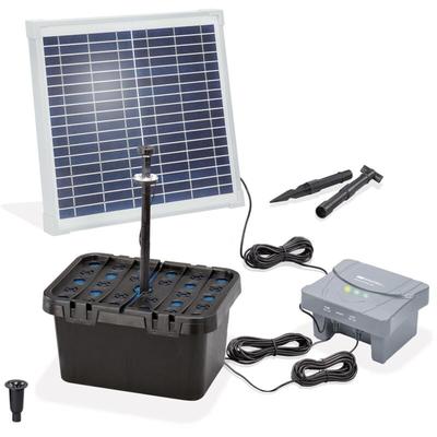 esotec Solar Teichfilter-Set Profi 15/550 LED LIFEPO4 Akku Filterpumpe 100952 Image