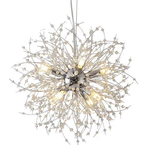 OYLYW 8-Licht 40 cm Ministil Kronleuchter Metall Sputnik Galvanisierung LED / Schick Modern / Kugel 110-120V / 220-240V Image