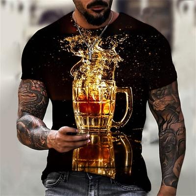 Oktoberfest Bayerisch Bier T-Shirt-Ärmel Anime Grafik T-shirt Für Paar Herren Damen Erwachsene 3D-Druck Casual Image