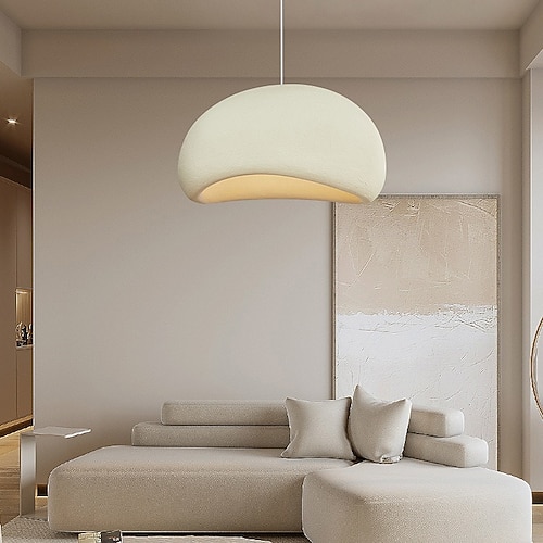 LED-Pendelleuchte, Unterputz-Deckenleuchte, 30/40/50, klein, blau, orange, weiß, Harz, LED-Deckenleuchte, moderne runde Deckenleuchte, Deckenleuchte für Wohnzimmer, Flur Image