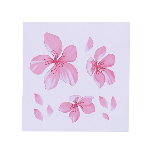 Kirschblüten-Blumen-Autoaufkleber lieben rosa Auto-Tuning-Styling-Accessoires