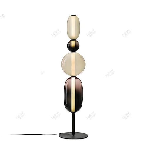 LED Wandleuchten Tischlampe Innenglas, postmoderne Nachttischlampe dekorative Innenleuchte perfekt für Wohnzimmer, Arbeitszimmer, Schlafzimmer, Esszimmer oder Bar Image