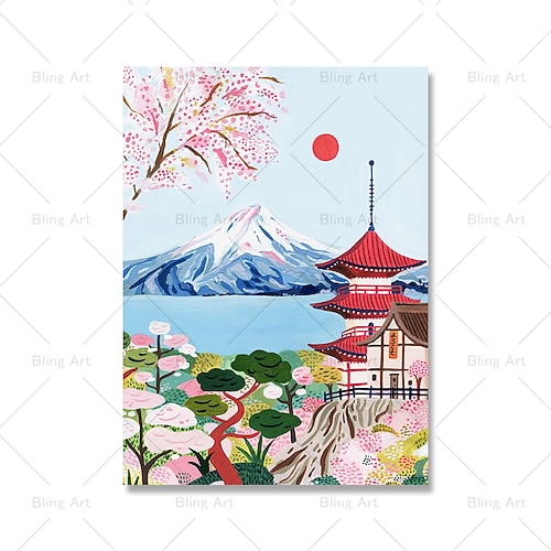 Druck Gerollte Leinwand - Landschaft Modern Kunstdrucke Image