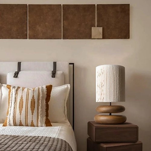 Tischleuchte / Lese Lampe Augenschutz / Dekorativ Moderne zeitgenössische / Traditionell-Klassisch Für Schlafzimmer / Aufkleber für Bürowände Holz 110-120V / 220-240V Image