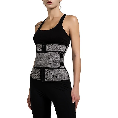 Damen Herren Bauchkontrolle Taillentrainerweste Körperformer Neopren Taille Trainer Shaper Schlankheitsgürtel Zum Heimtraining Fitnesstraining Image