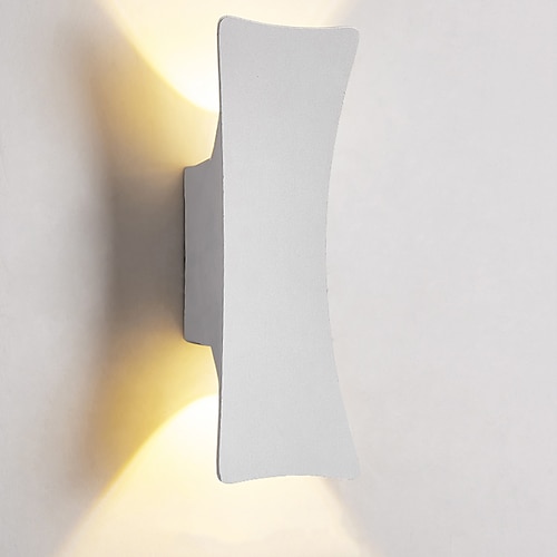 2-Licht 24cm LED Außenwandleuchten Augenschutz Nordic Style Wandleuchten Wohnzimmer Esszimmer Aluminiumlegierung Wandleuchte 110-240V Image