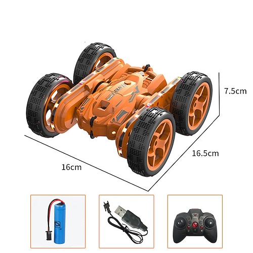 Lichtmusik Schwenkarm Stuntfahrzeug 360 Rotierendes Rollendes Kletter Offroad Drifting Kinder Fernbedienungsauto Spielzeugauto Weihnachten Geschenk Image