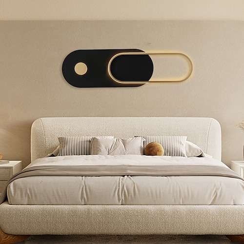 Nachtlicht-Wandleuchte, moderne LED-Wandleuchten, kompatibel mit Arbeitszimmer, Wohnzimmer, Schlafzimmer, Nachttisch, Gang, Flurlampen, Innenbeleuchtung mit Zugschalter, 110–240 V Image