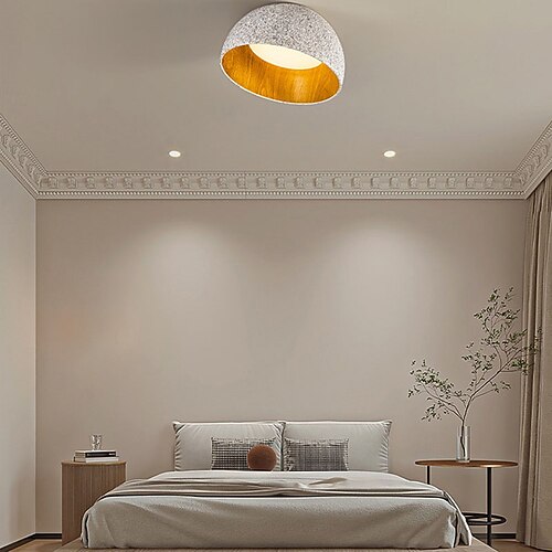 LED-Deckenleuchte dimmbar Unterputz-Deckenleuchte 35cm Harz LED-Deckenleuchte moderne runde Deckenleuchte Deckenleuchte für Wohnzimmerflur Image