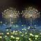 2St 3 W LED-Solarleuchten Pathway Lights Laternen Solar-angetrieben Party-, Weihnachts-, Hochzeitdeko Warmweiß Kühles Weiß Blau 5 V 90/120/150/200 LED-Perlen