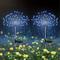 2St 3 W LED-Solarleuchten Pathway Lights Laternen Solar-angetrieben Party-, Weihnachts-, Hochzeitdeko Warmweiß Kühles Weiß Blau 5 V 90/120/150/200 LED-Perlen